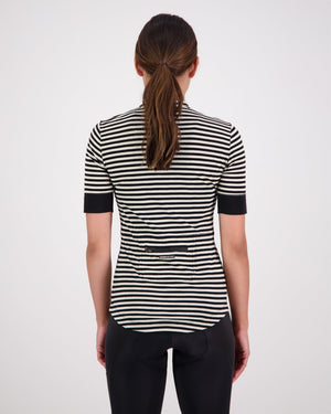 MONS ROYALE Cadence Half-Zip Merino Stripe Mijn winkel