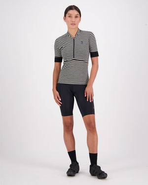 MONS ROYALE Cadence Half-Zip Merino Stripe Mijn winkel