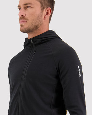MONS ROYALE Approach Merino Gridlock Hood Mens Mijn winkel