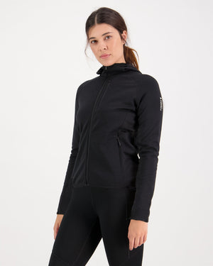 MONS ROYALE Approach Merino Gridlock Hood Women Mijn winkel